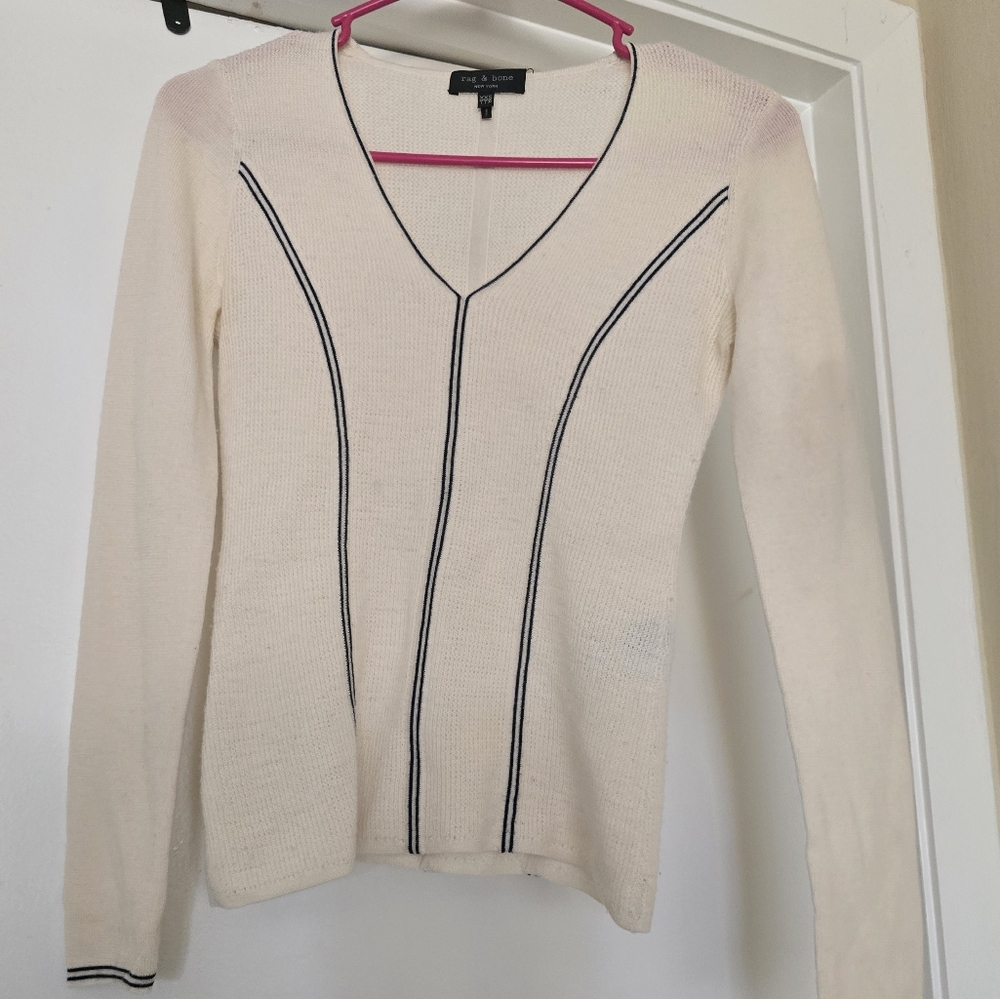Rag and Bone Lavinia V-Neck Sweater